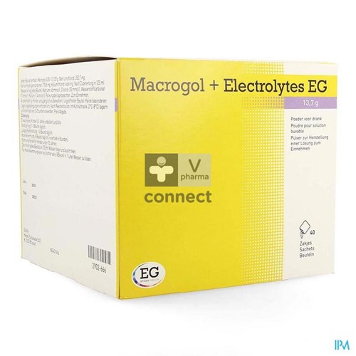 Macrogol+Electrolytes EG 13,7G Pdr Sach 40