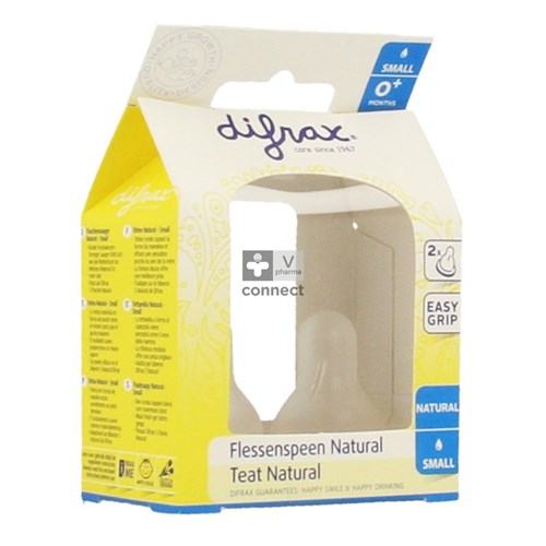 Difrax Flessenspeen Natural Small 671