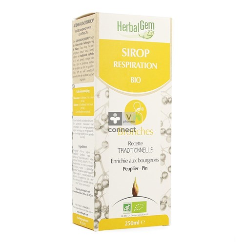 Herbalgem Sirop pour la Respiration Bio 250 ml