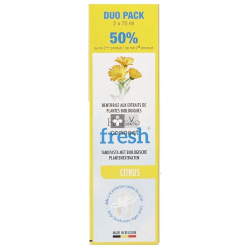 Homeofresh Citrus Tandpasta Duo Pack 2x75ml