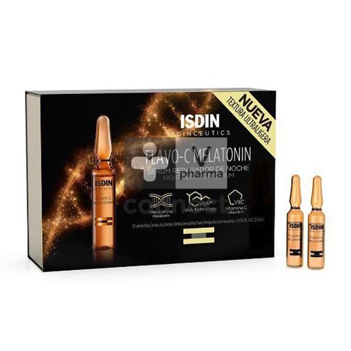 Isdin Flavo-C Melatonin 10 Ampoules