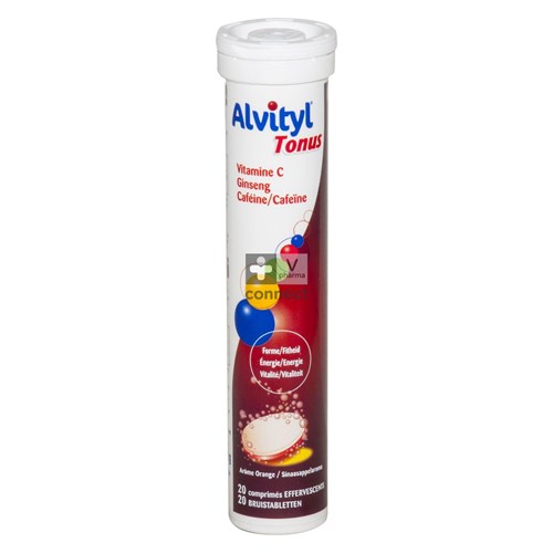 Alvityl Tonus 20 Comprimés Effervescents