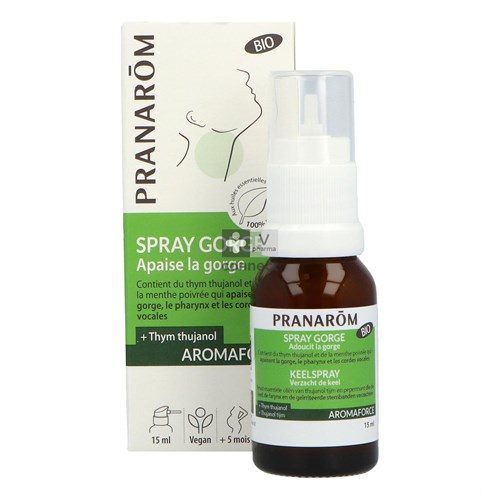 Pranarom Aromaforce Spray Gorge Bio 15 ml