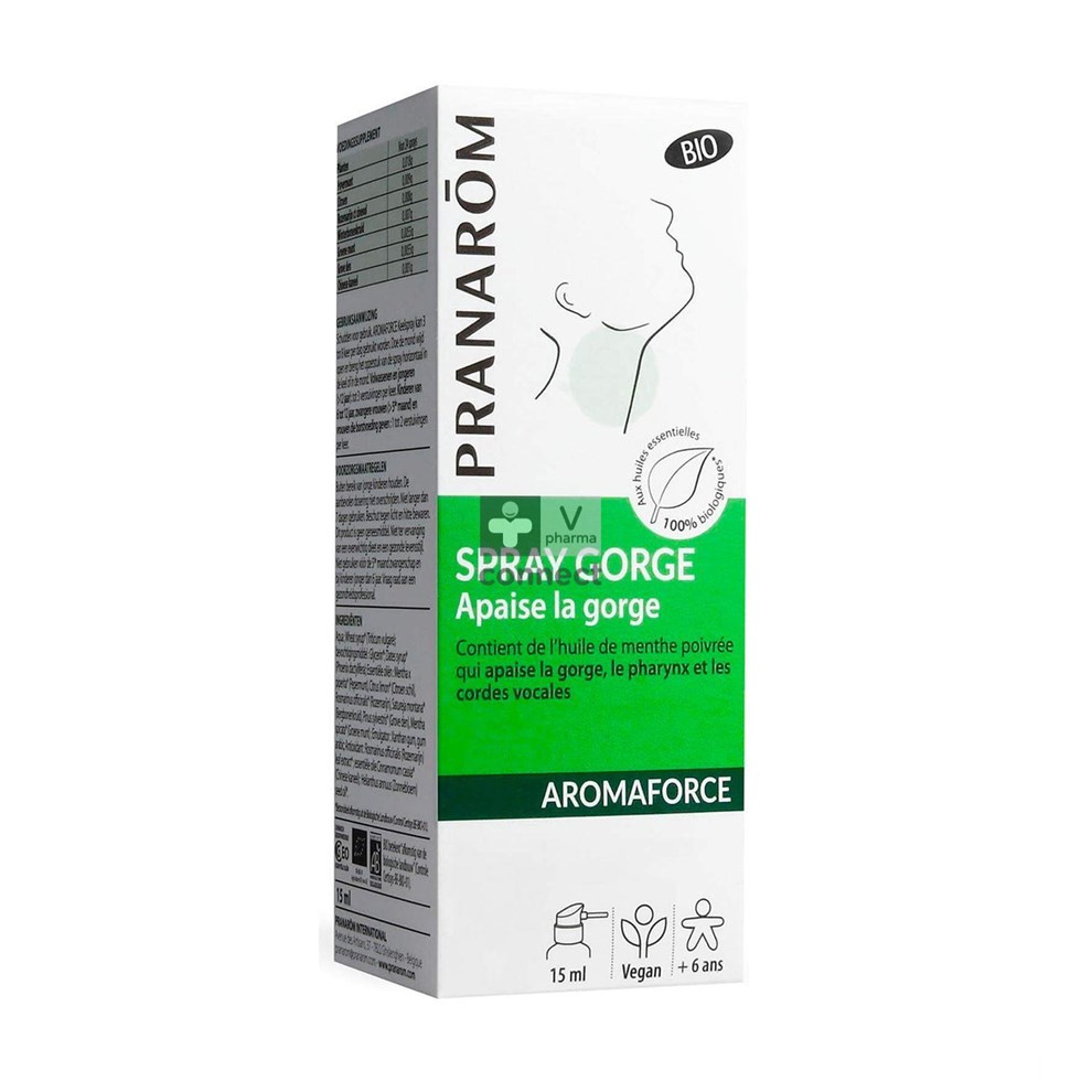 Pranarom Aromaforce Spray Gorge Bio 15 ml