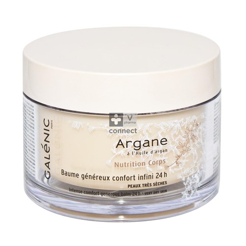 Galenic Argane Nutrition Corps Baume Généreux Confort Infini 200 ml
