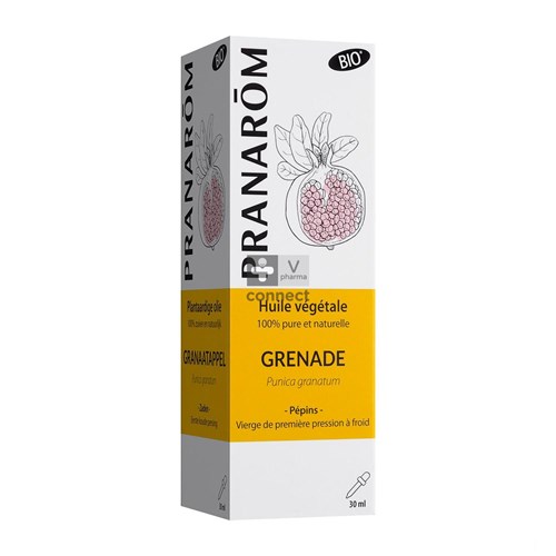 Pranarom Huiles Végétales Grenade 30 ml Bio