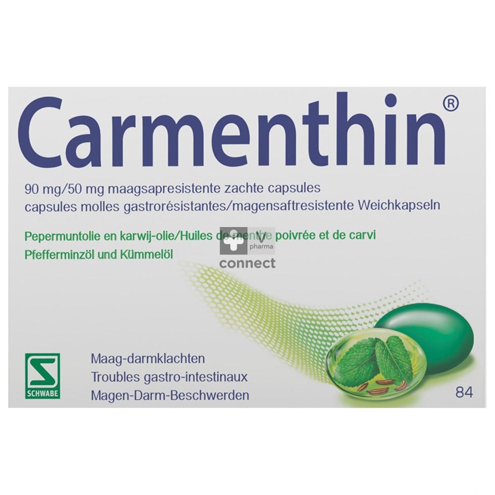 Carmenthin® 84 Maagsapresist. Zachte Caps