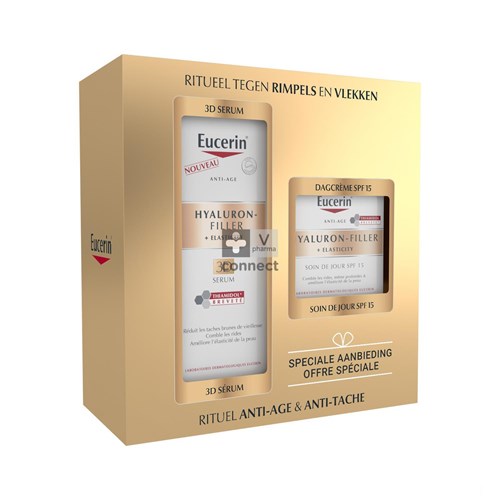 Eucerin Coffret Hyaluron Filler+ Elasticity Duo 3D 2 Produits