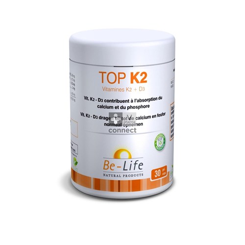 Be-Life Top K2  30 Gélules