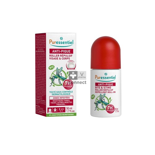 Puressentiel Anti Pique Répulsif Roller 50 ml