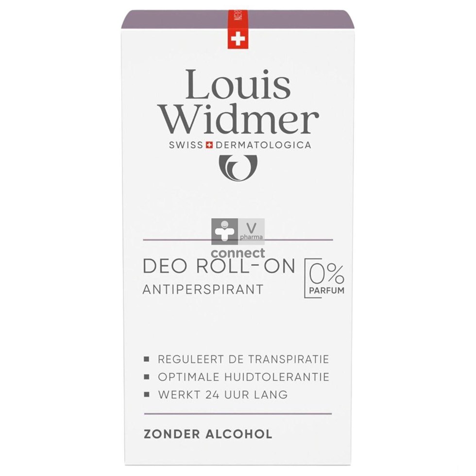 Widmer Deo Roll-on Antiperspirant Zonder Parfum 50ml
