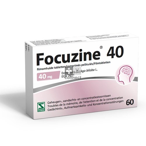 Focuzine 40 mg 60 Comprimés