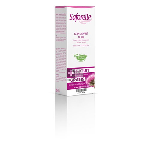 Saforelle Soin Lavant Doux 500 ml + Protège Slip Gratuit
