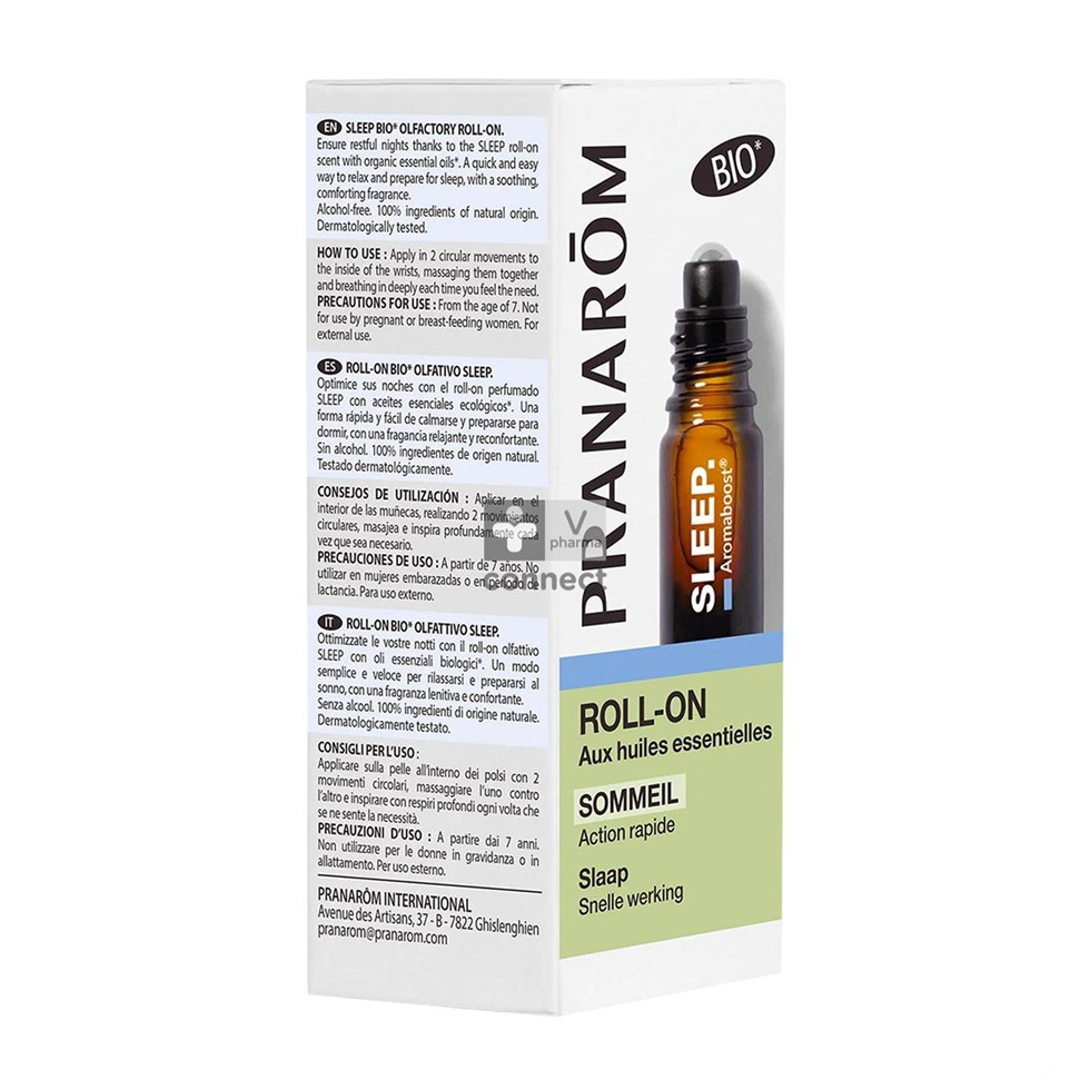 Pranarom Aromaboost Roller Sleep Bio 5 ml