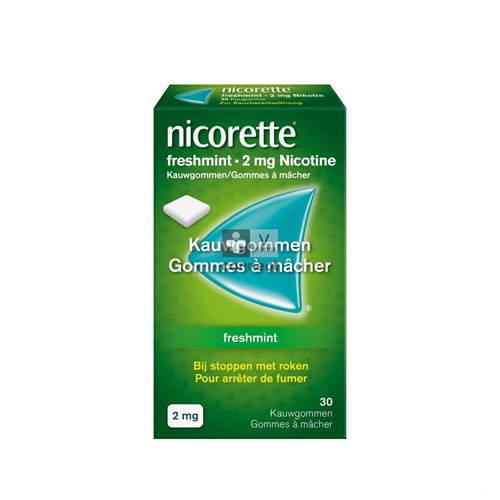 Nicorette Freshmint Kauwgom 30x2mg