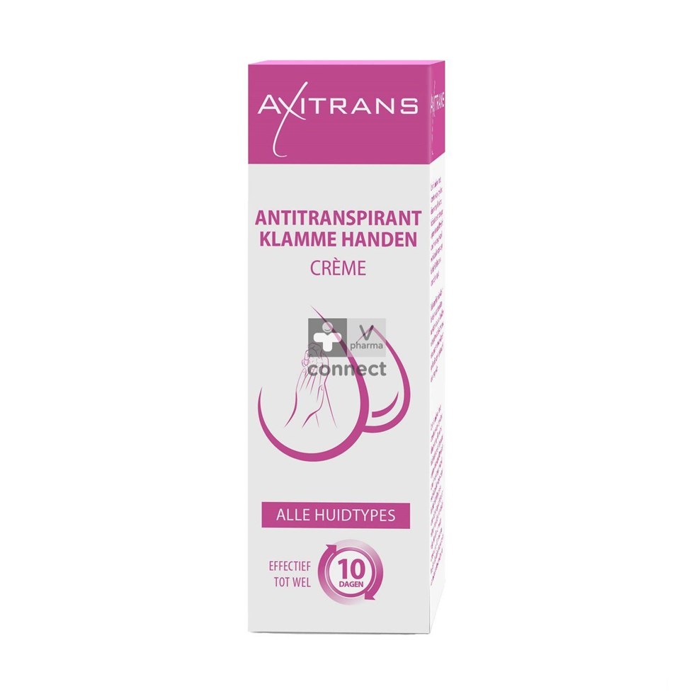 Axitrans Klamme Handen Creme Tube 50ml