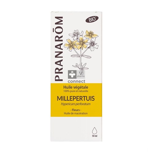 Pranarom Millepertuis Huile Végétale Bio 50 ml