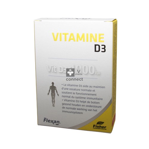 Fisher Flexan Vit D3 1000 Iu Caps 60