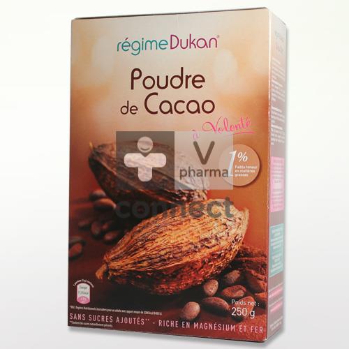 Regime Dukan Cacao Ontvet 10-12% Bio 250g