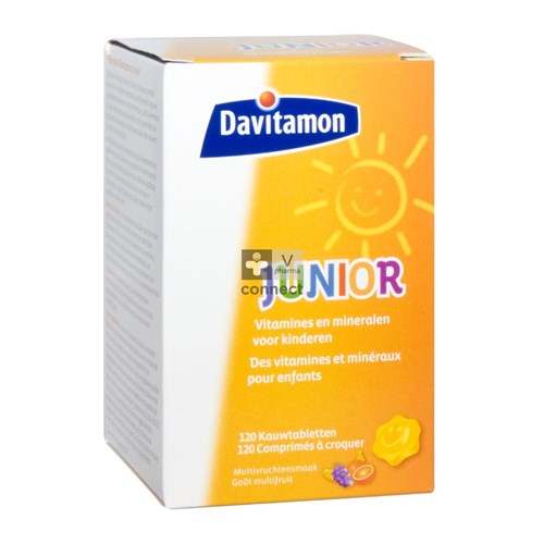 Davitamon Junior Multifruit 120 Comprimés
