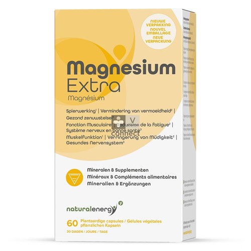 Natural Energy - Magnesium Extra V-caps 60