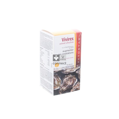 Fytostar Vivirex Extrait Huitres 60 Gelules