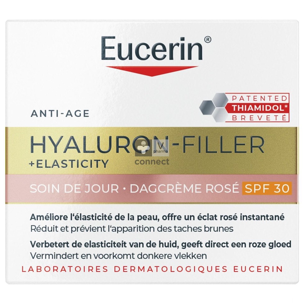 Eucerin Hyaluron Filler+Elast.Soin Rose Spf30 50Ml