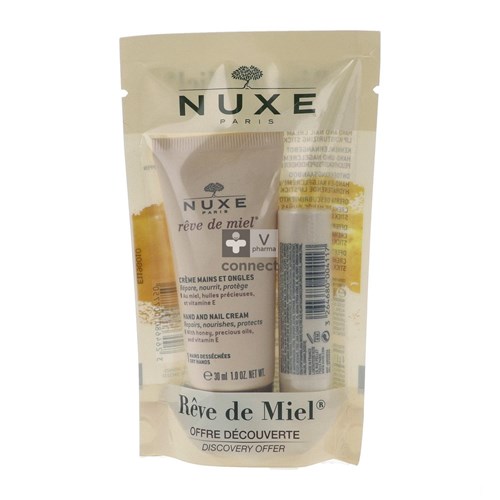 Nuxe Rêve de Miel Stick Lèvres 4 g + Crème Mains 30 ml