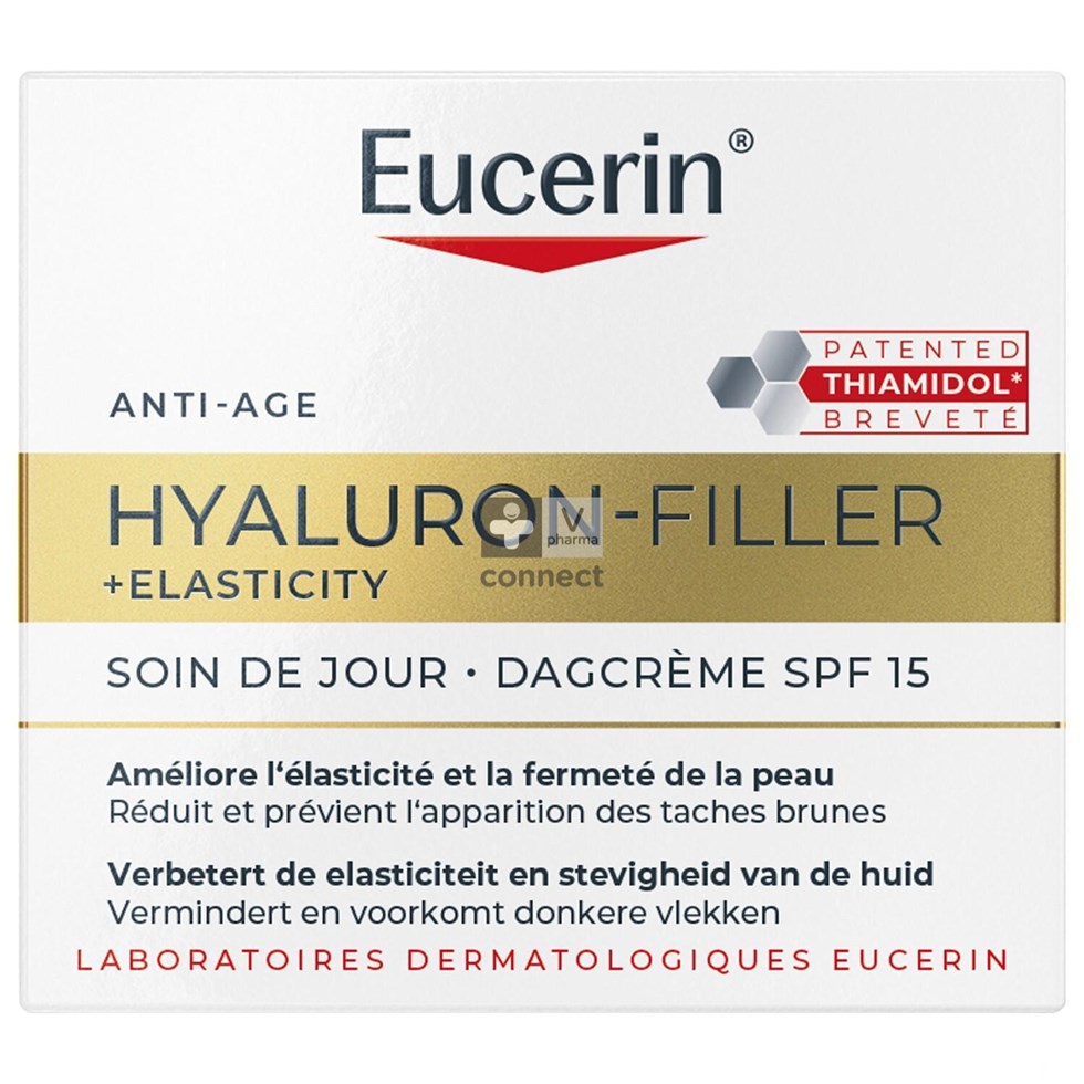 Eucerin Hyaluron Filler+Elast.Soin Jour Spf15 50Ml