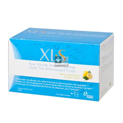 Xls Cure Thé Amincissant Froid Gout Citron 20 Sachets