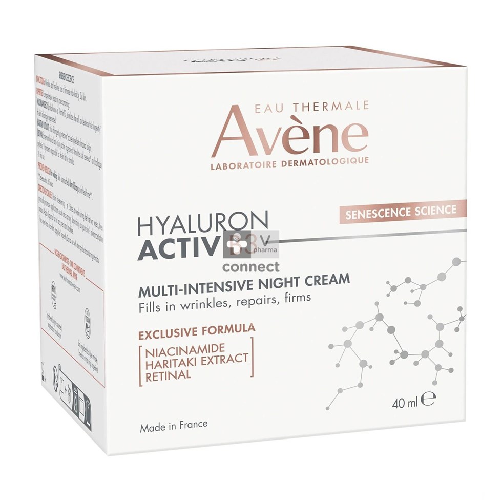 Avene Hyaluron Activ B3 Crème Régénérante Anti-Ride Nuit 40 ml