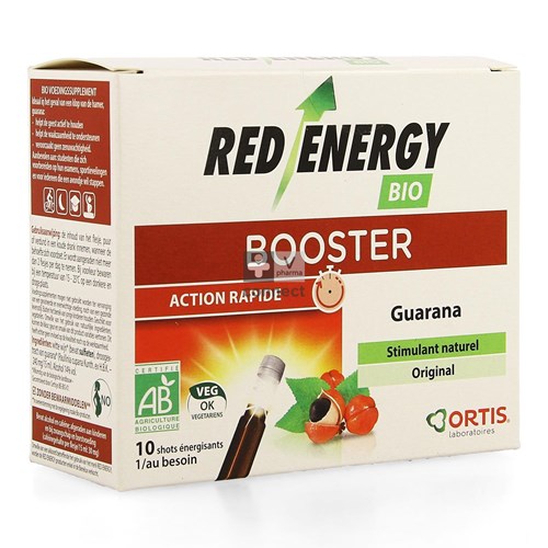 Ortis Red Energy Bio Alc 10x15ml