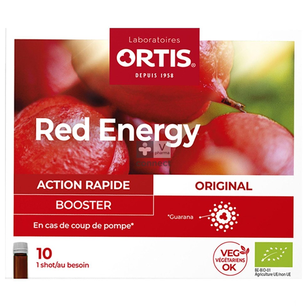 Ortis Red Energy Bio 10 x 15 ml