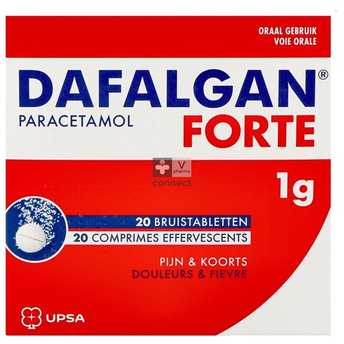 Dafalgan Forte 1 g 20 Comprimés Effervescents