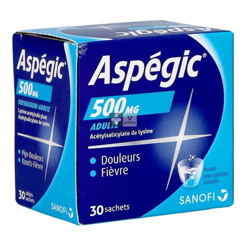 Aspegic 500 Pulv 30x 500mg