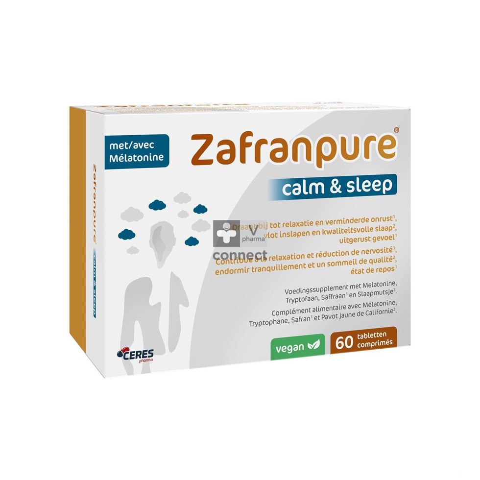 Zafranpure Calm & Sleep 60 Comprimés