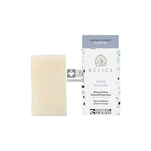 Belice Savon A Froid Bio Sans Parfum Pure Nature 100 g