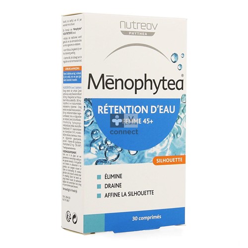 Menophytea Silhouette Rétention d' Eau 30 Comprimés