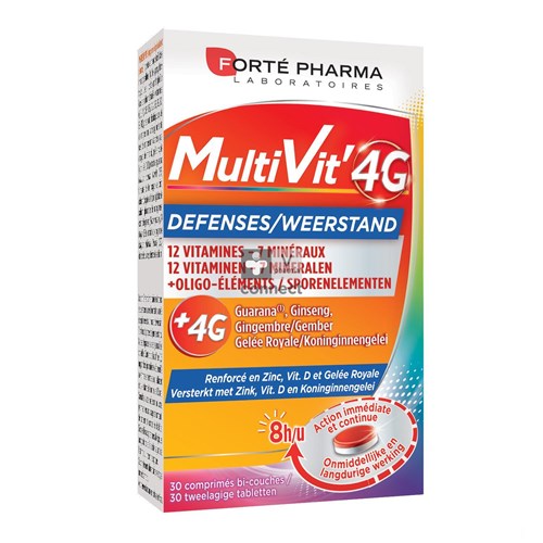 Forte Vitalite 4G Defenses 30 Comprimes