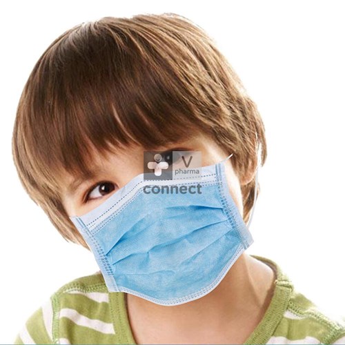 Masques Chirurgicaux pour enfants 3 Plis Type IIR 50 Pièces