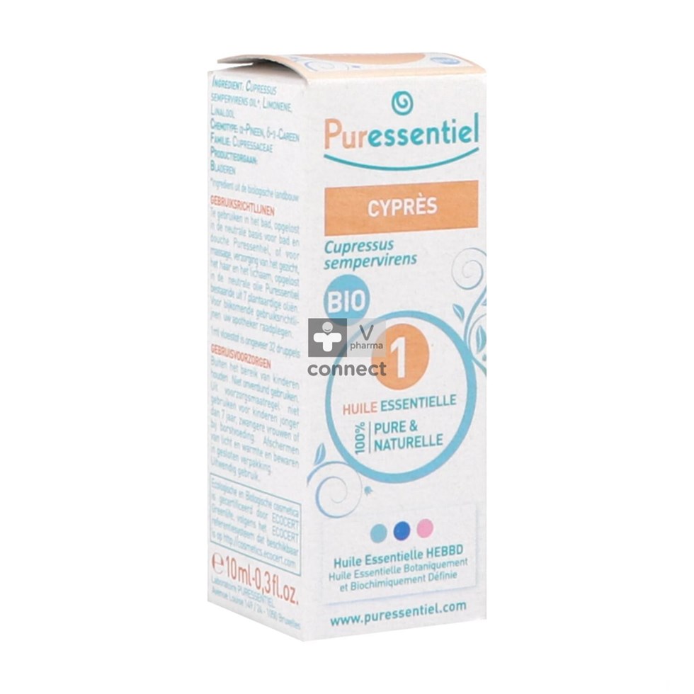 Puressentiel Cyprès Huile Essentielle Bio 10 ml