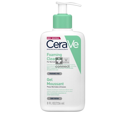 Cerave Gel Nettoyant Moussant 236 ml