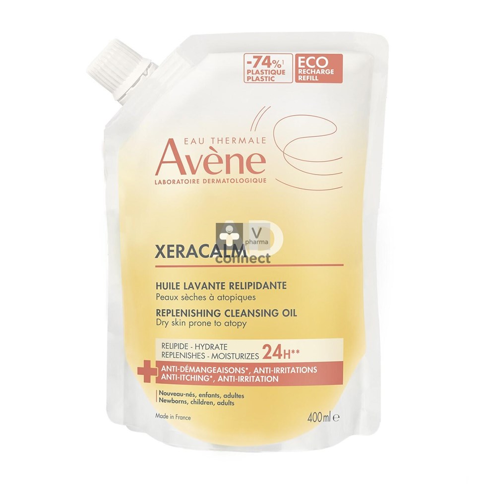 Avene Xeracalm Ad Wasolie Relipiderend Refill400ml