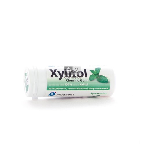 Miradent Xylitol Gum Menthe Verte