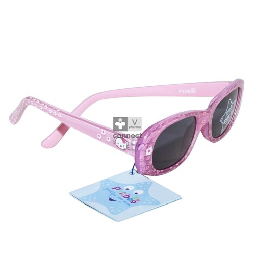 Ptitboo Lunettes Solaires Rose Chat Fleurs 4-6 ans