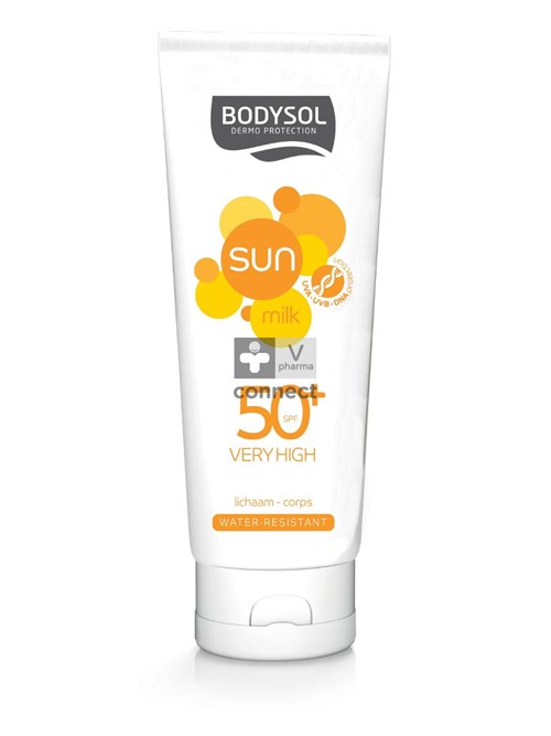 Bodysol Sun Milk Ip50+ 250ml New