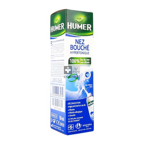 Urgo Humer Nez Bouché Adulte Spray Hypertonique 50 ml