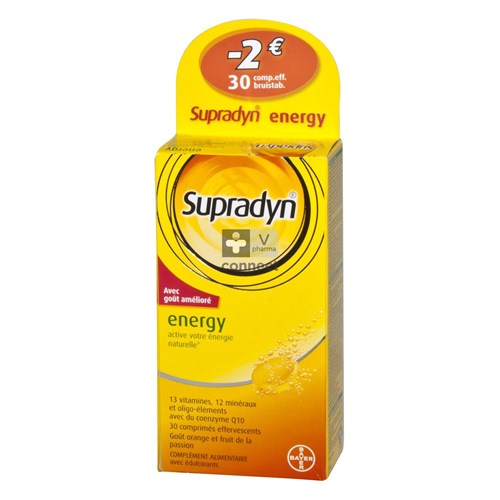 Supradyn Energy 30 Comprimés Effervescents Prix Promo