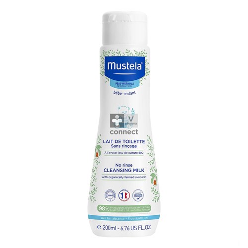 Mustela Peaux Normales Lait Toilette 200 ml