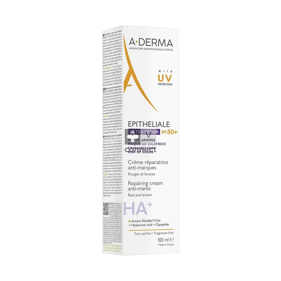 Aderma Epitheliale Ultra Repair Crème Anti-Marques SPF 50+ 100 ml